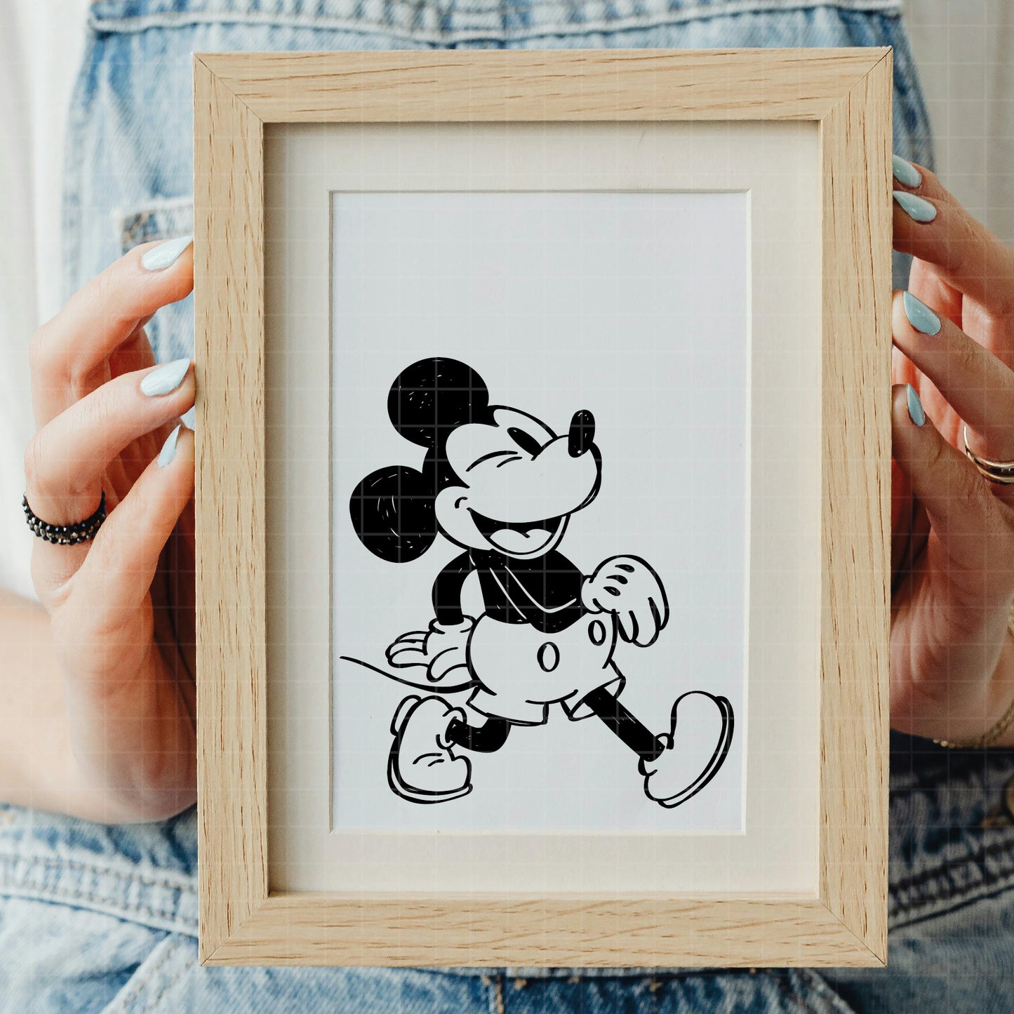 COD2412 - Mickey sketch svg, Mickey outline Svg, Disney svg, Magical svg, Mickey face svg