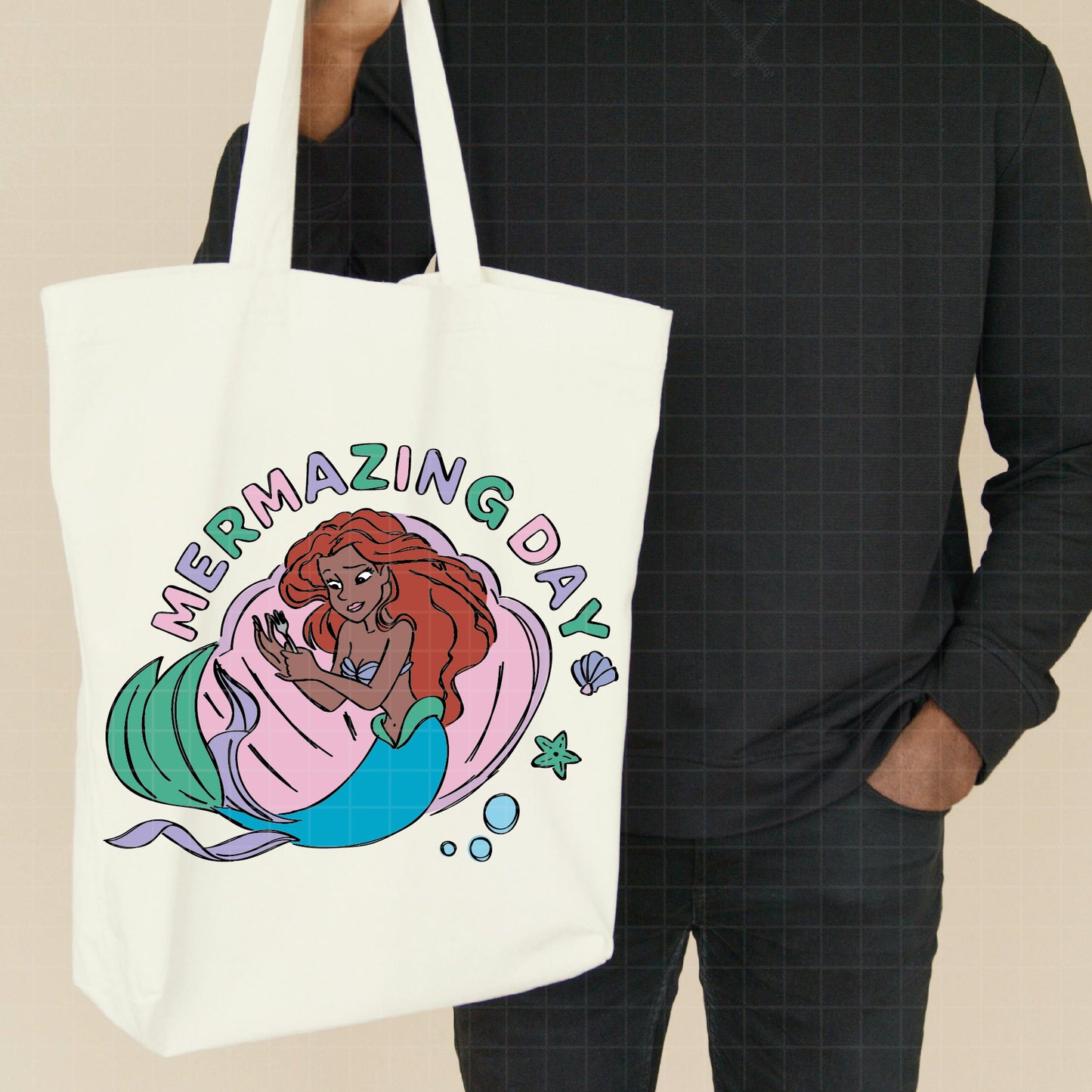 COD2445- The little mermaid african american , black ariel princess SVG, African Mermaid PNG Files, Little Mermaid 2023 PNG, African Girl Magic, African Girl Mermaid Png