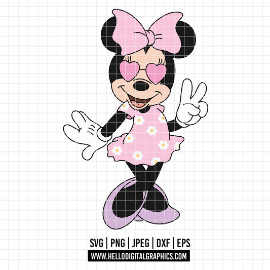 COD2472 - Minnie svg, Disney svg, disneyland t shirt svg, Disney svg, Silhouette, Cricut