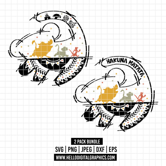 COD2552 - Lion King Svg, Remember who you are svg, Hakuna Matata svg, It means no worries svg, Disney svg