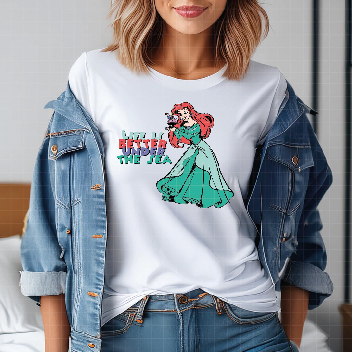 COD2575- Little Mermaid svg, Ariel svg, Outline Svg, Princess svg, disney svg, Cricut, Silhouette