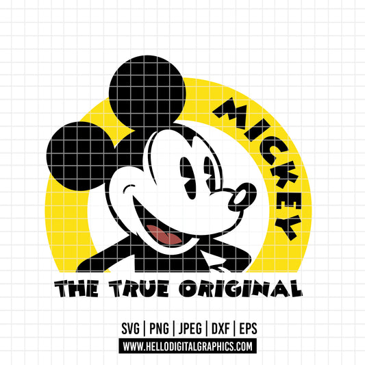 COD2577 - Mickey the true original svg,  Mickey sketch svg, Mickey outline Svg, Disney svg, Magical svg, Mickey face svg