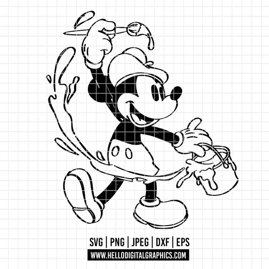 COD2603 - Mickey the true original svg,  Mickey sketch svg, Mickey outline Svg, Disney svg, Magical svg, Mickey face svg