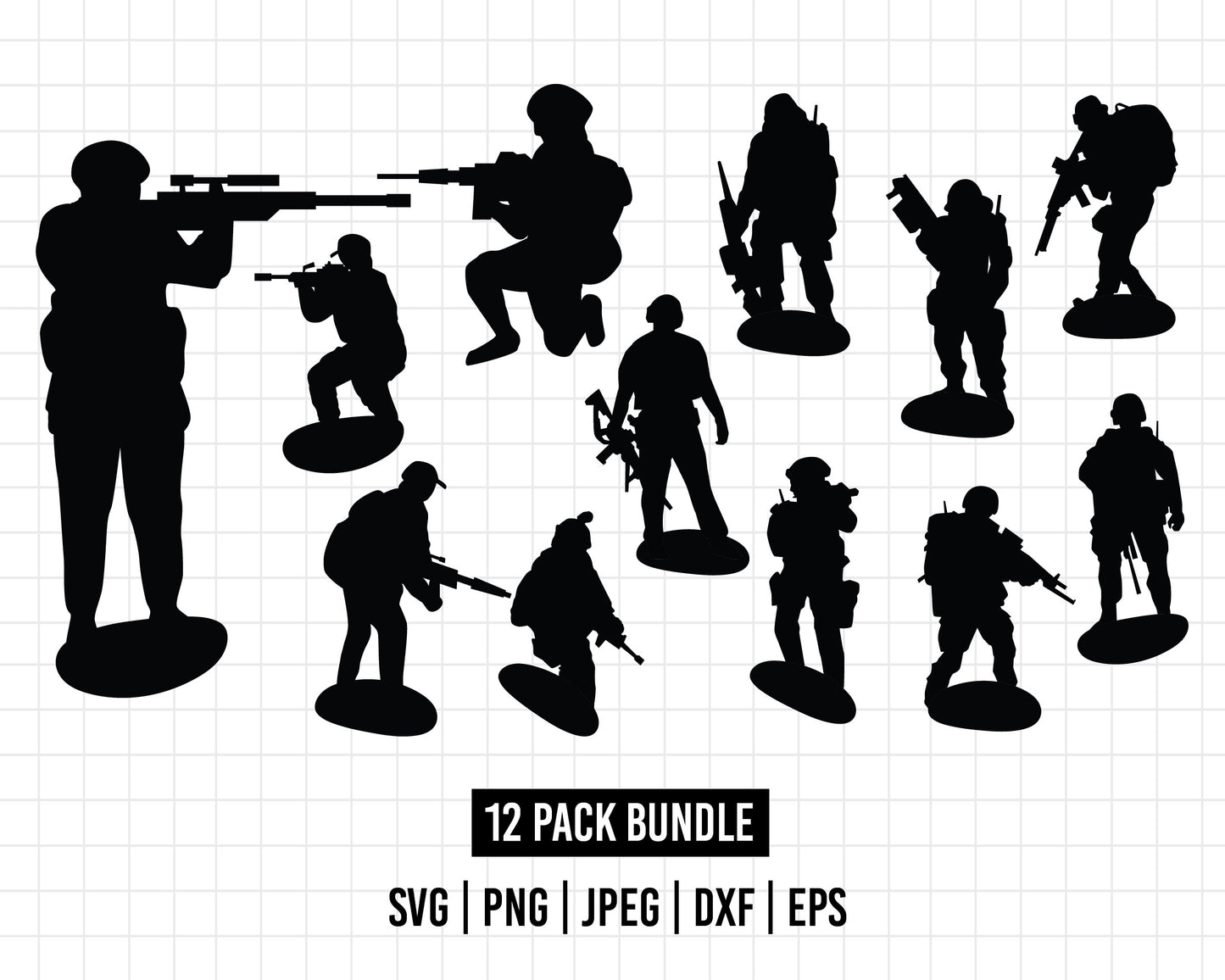 COD262- Toy Army Soldiers Svg, Army Men svg, Soldier svg, Toy svg, Andy's Room svg, Toy story svg, disney svg