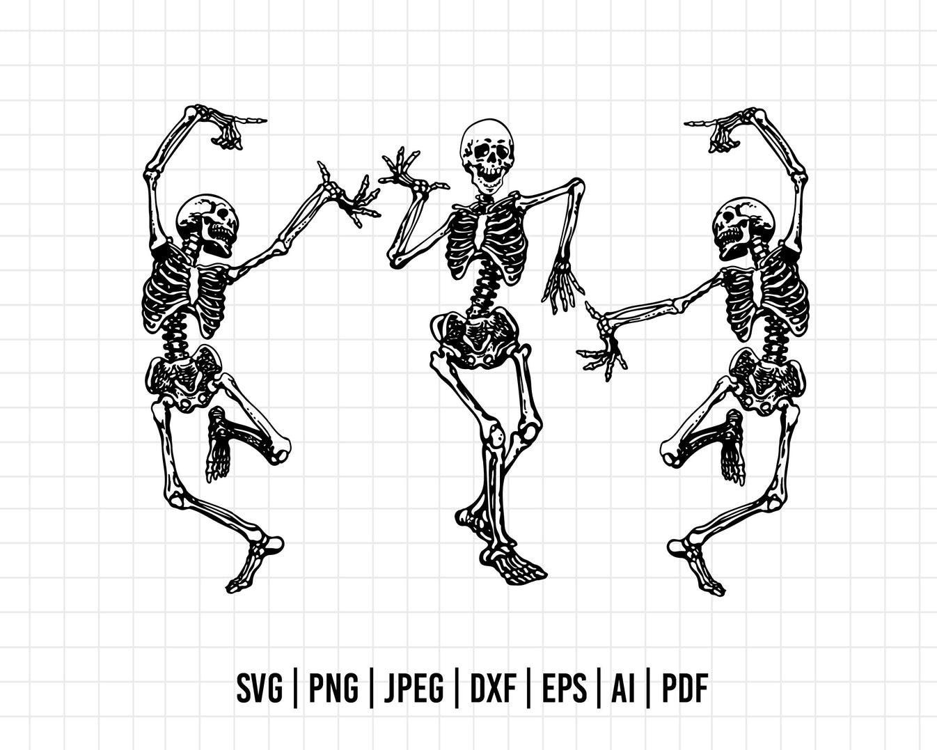 COD263- Dancing Skeleton svg, skeletons svg, halloween svg, skeleton s ...