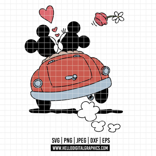 COD2655 - Mickey and minnie sketch svg, Mickey Svg, Disney svg, Magical svg, Mickey face svg