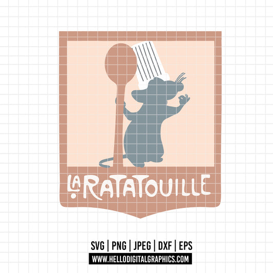 COD2670 - Ratatouille Svg, Ratatouille Png, Mouse Png, Ratatouille, Ratatouille Sublimation, Instant Download