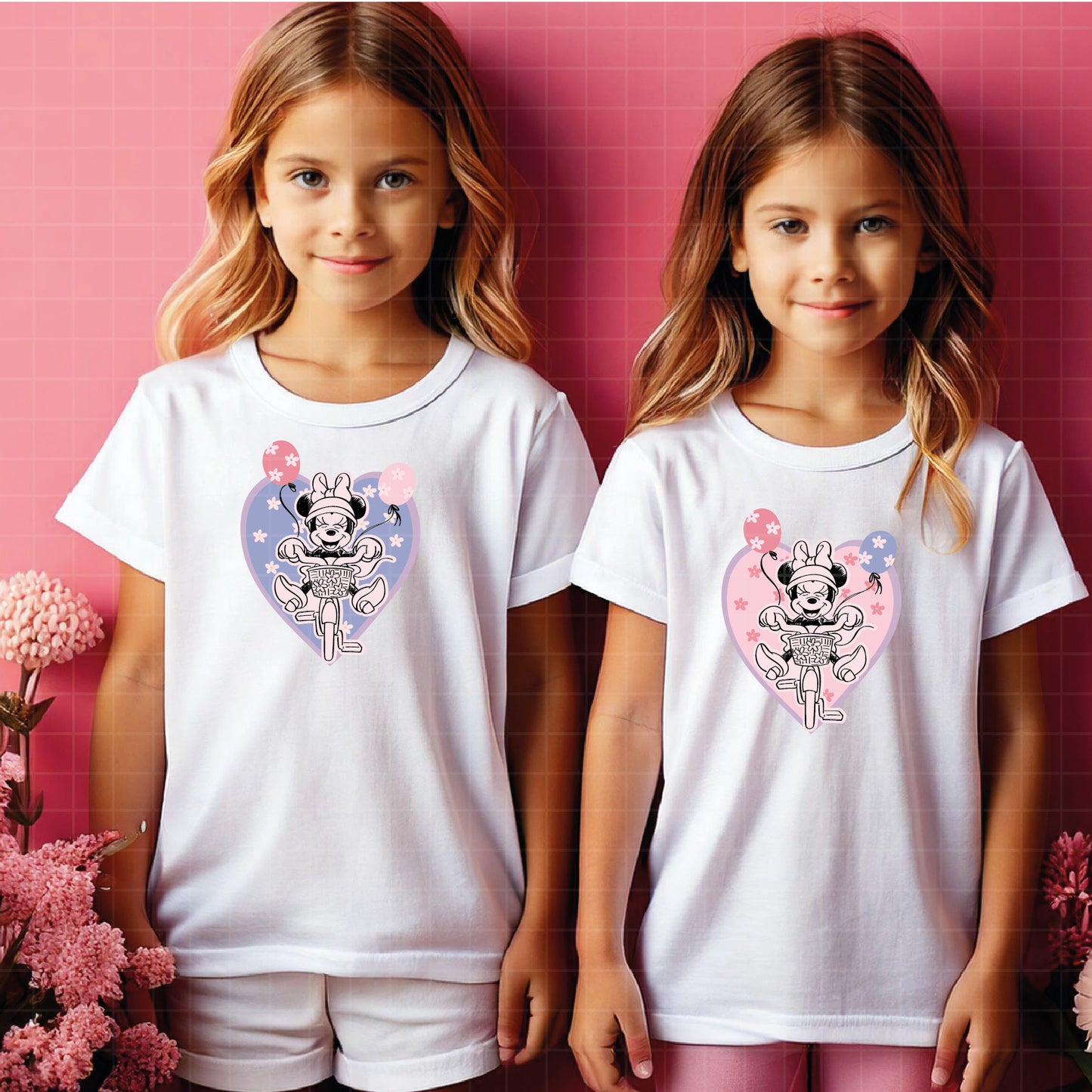 COD2684 - Minnie riding a bike svg, Minnie svg, Spring svg, Disney svg, disneyland t shirt svg, Disney svg, Silhouette, Cricut
