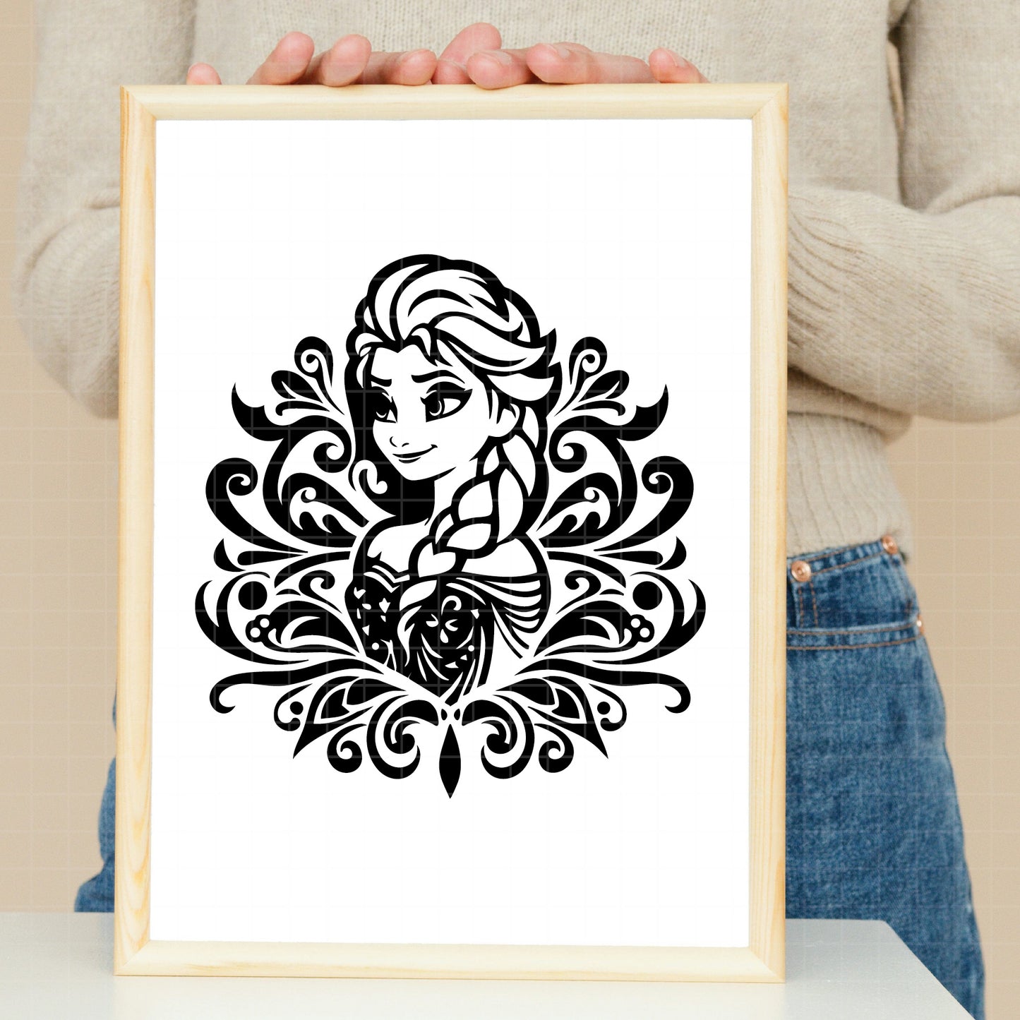 COD2828 - Frozen svg, Elsa svg, Anna svg, Winter elsa cut files for cricut silhouette, Princess svg, Disney svg