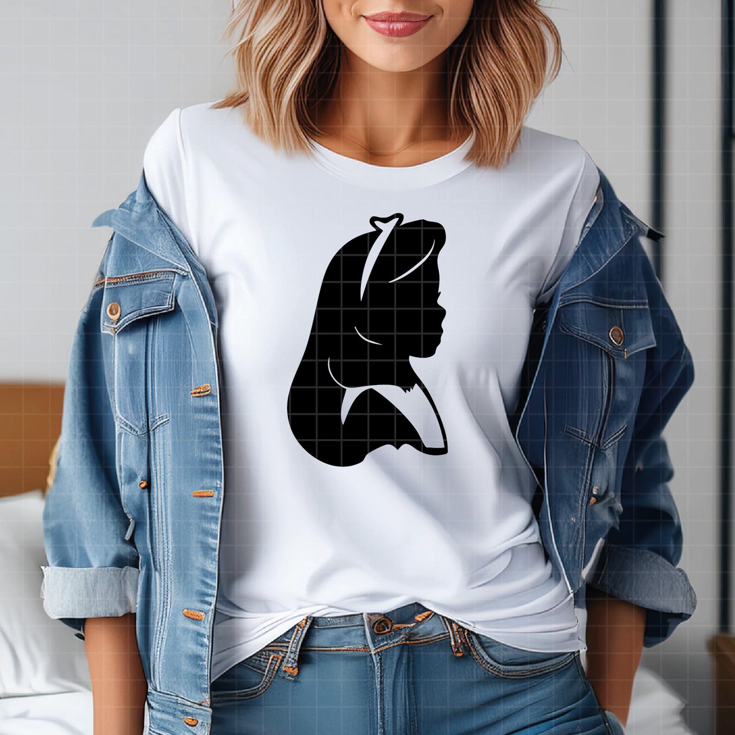 COD2829 - Alice in wonderland svg, Alice sketch svg, disney svg, Silhouette, Cricut