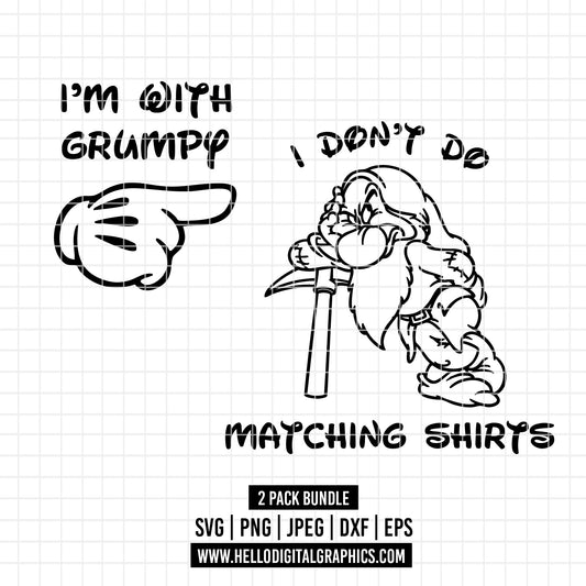 COD2830 - Grumpy svg, Snow White png, Princess png, Snow White and the Seven Dwarfs png, outline png