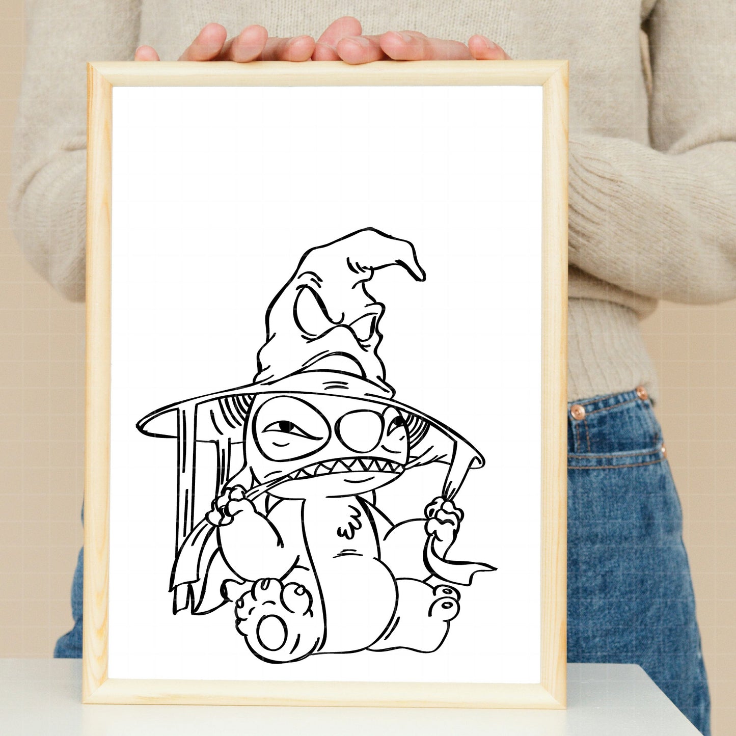 COD2842 - Stitch Potter svg, Lilo and stitch svg, Harry Potter svg, Magic svg, Magic Wizard Svg, Svg for Shirts