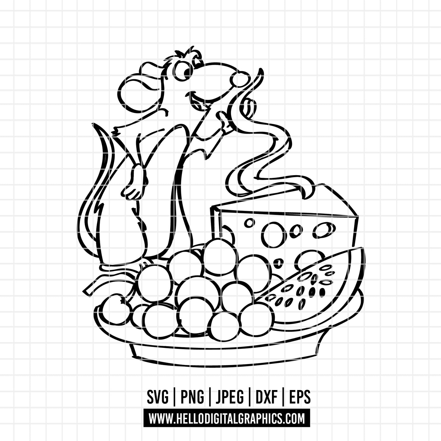 COD2845 - Ratatouille Svg, Ratatouille Png, Mouse Png, Ratatouille, Ratatouille Sublimation, Instant Download