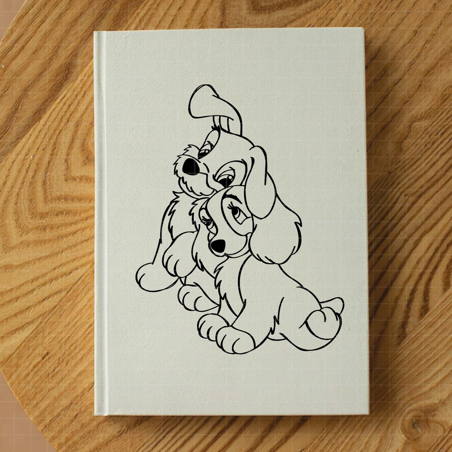 COD2848 - Lady and the Tramp - Digital Download, Instant Download, svg, dxf, eps & png files included!