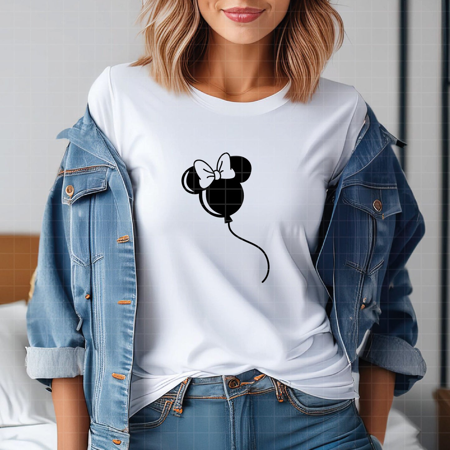 COD2853 - Mickey Ballon svg,  Mouse Balloon Bunch Cut File, Magical Park Kingdoms Vacation png pdf dxf ai eps For Silhouette, Cricut
