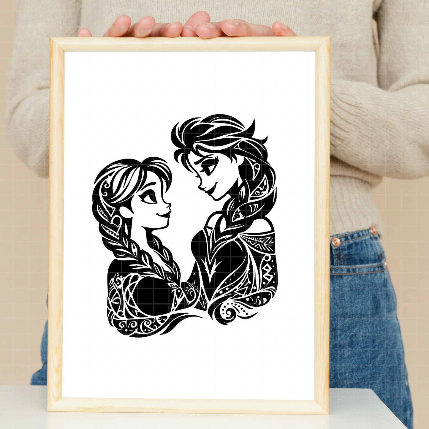 COD2857 - Frozen svg, Elsa svg, Anna svg, Winter elsa cut files for cricut silhouette, Princess svg, Disney svg