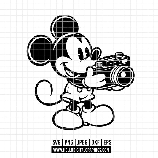 COD2859 - Mickey sketch svg, Mickey outline Svg, Disney svg, Magical svg, Mickey face svg