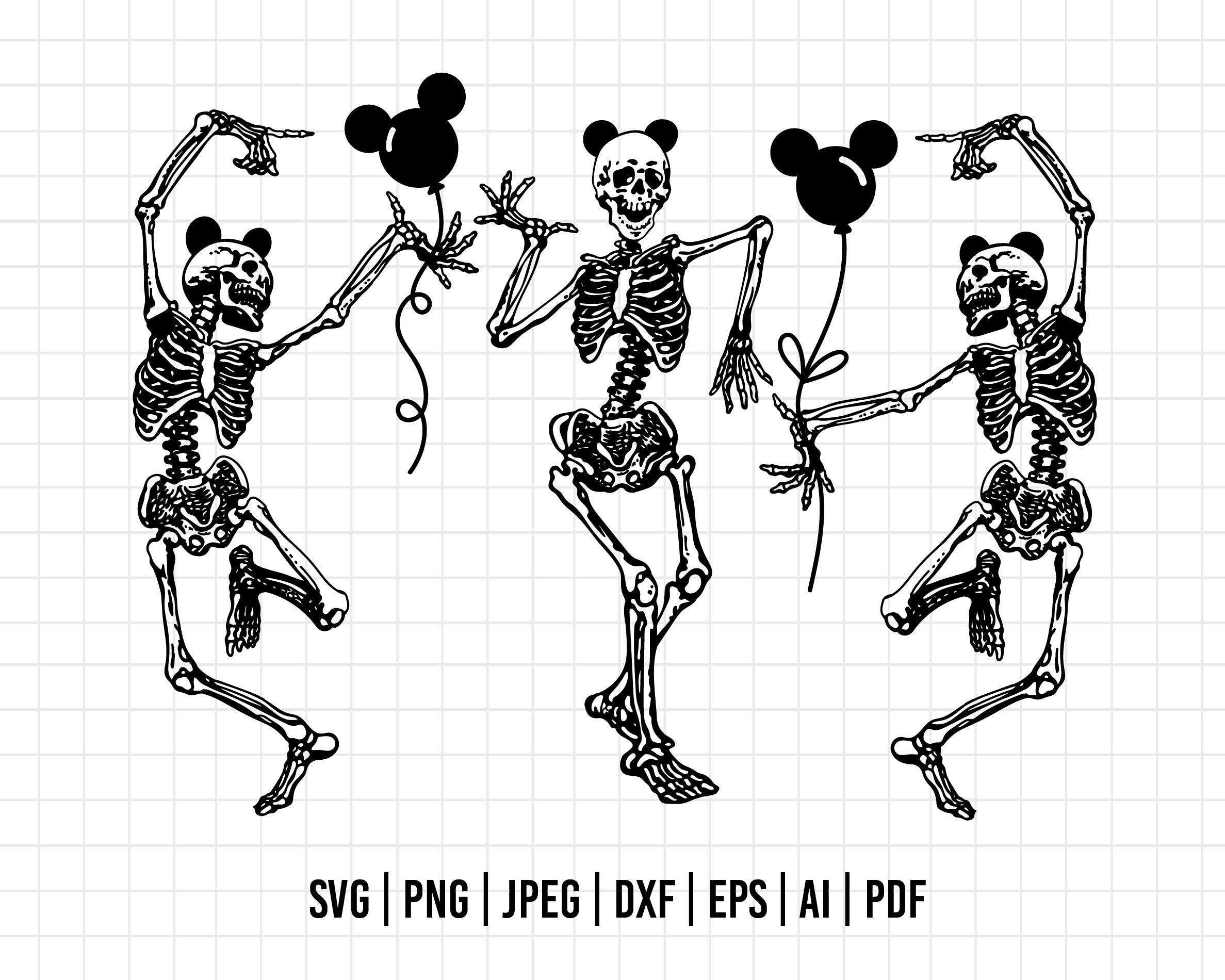 Cod286 Disney Dancing Skeleton Svg Skeletons Svg Halloween Svg Dis Hello 3695