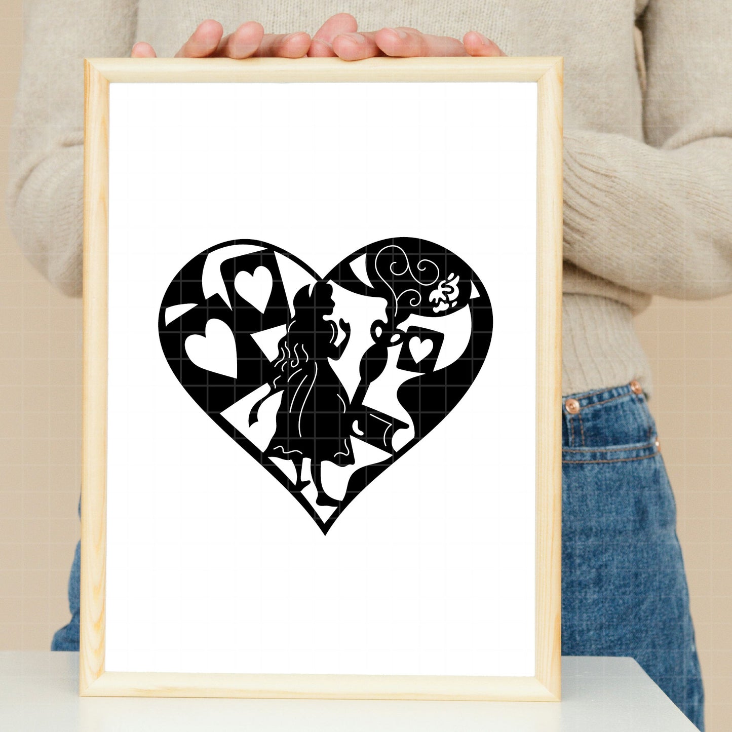 COD2860 - Alice in wonderland svg, Alice sketch svg, disney svg, Silhouette, Cricut