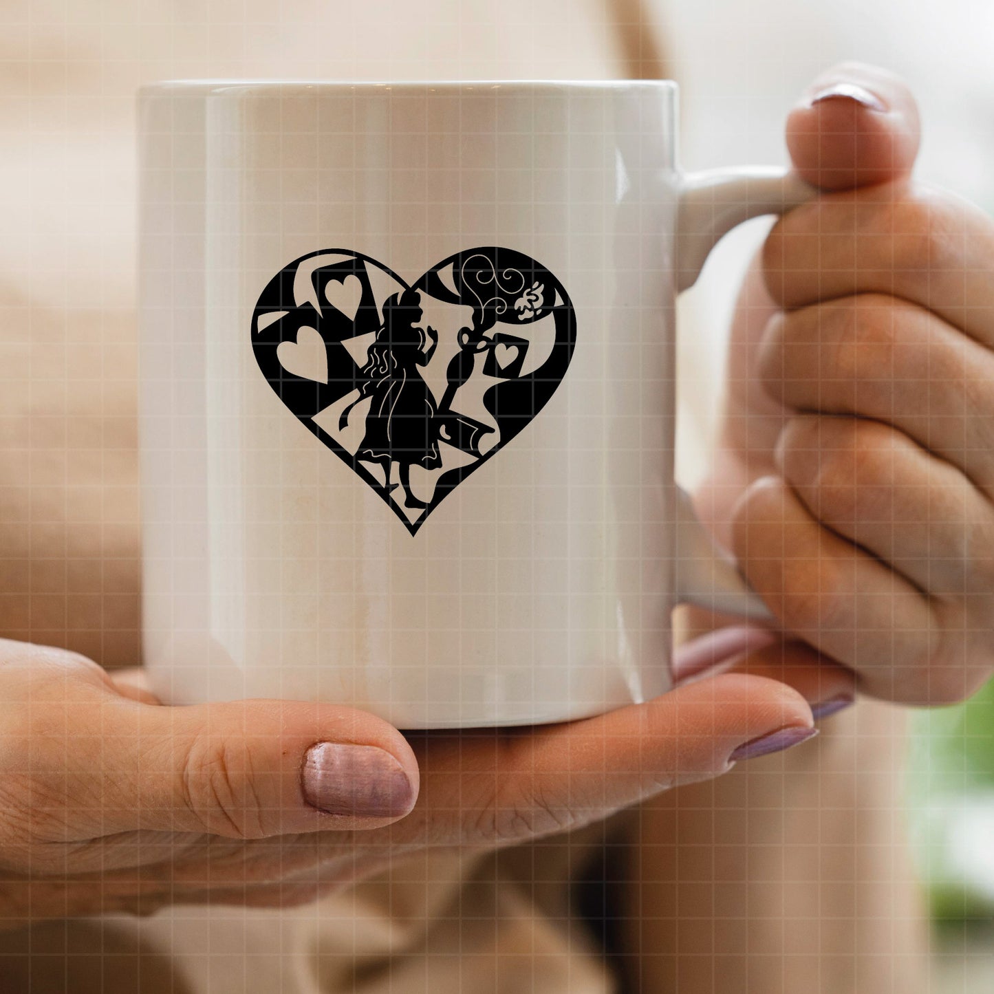 COD2860 - Alice in wonderland svg, Alice sketch svg, disney svg, Silhouette, Cricut