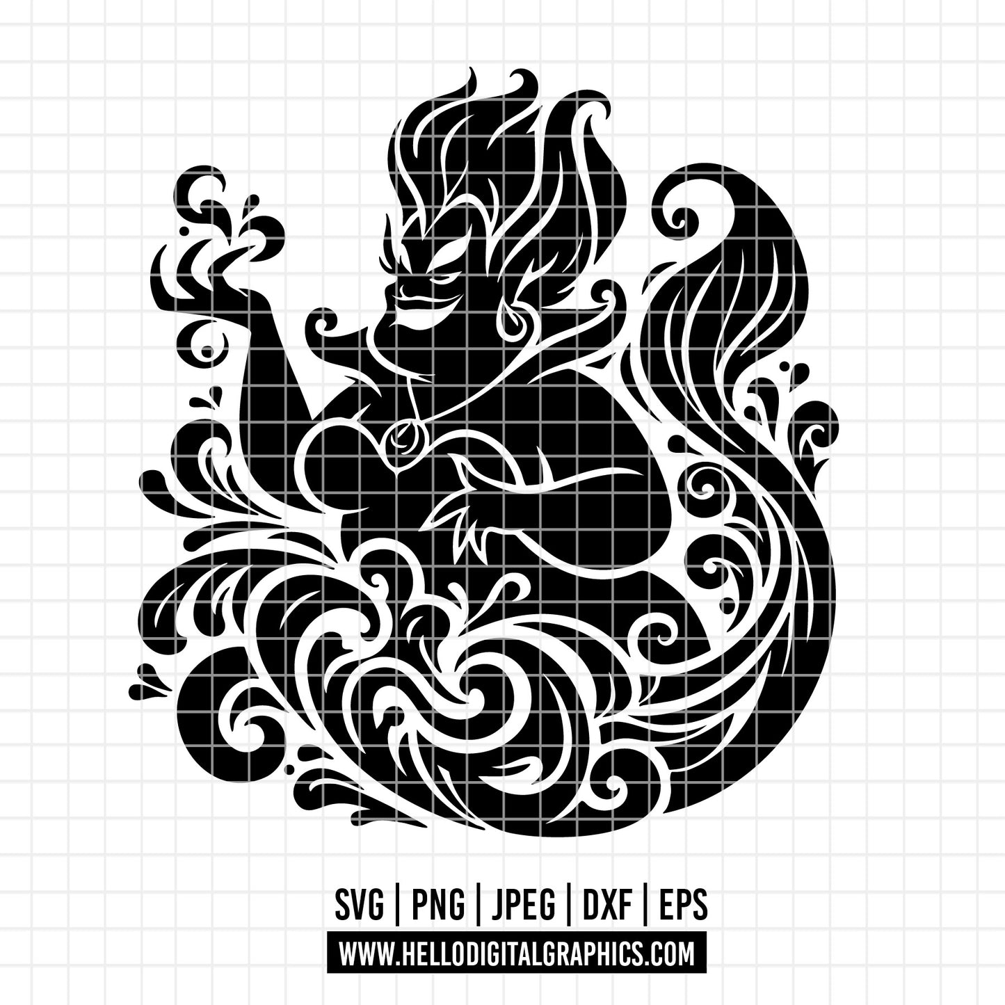COD2861 - Poor Unfortunate Souls Svg, Under The Sea Svg, Little Mermaid Svg, Unfortunate Svg, Ursula Svg, Mermaid Villain Svg, Poor Svg Download Files