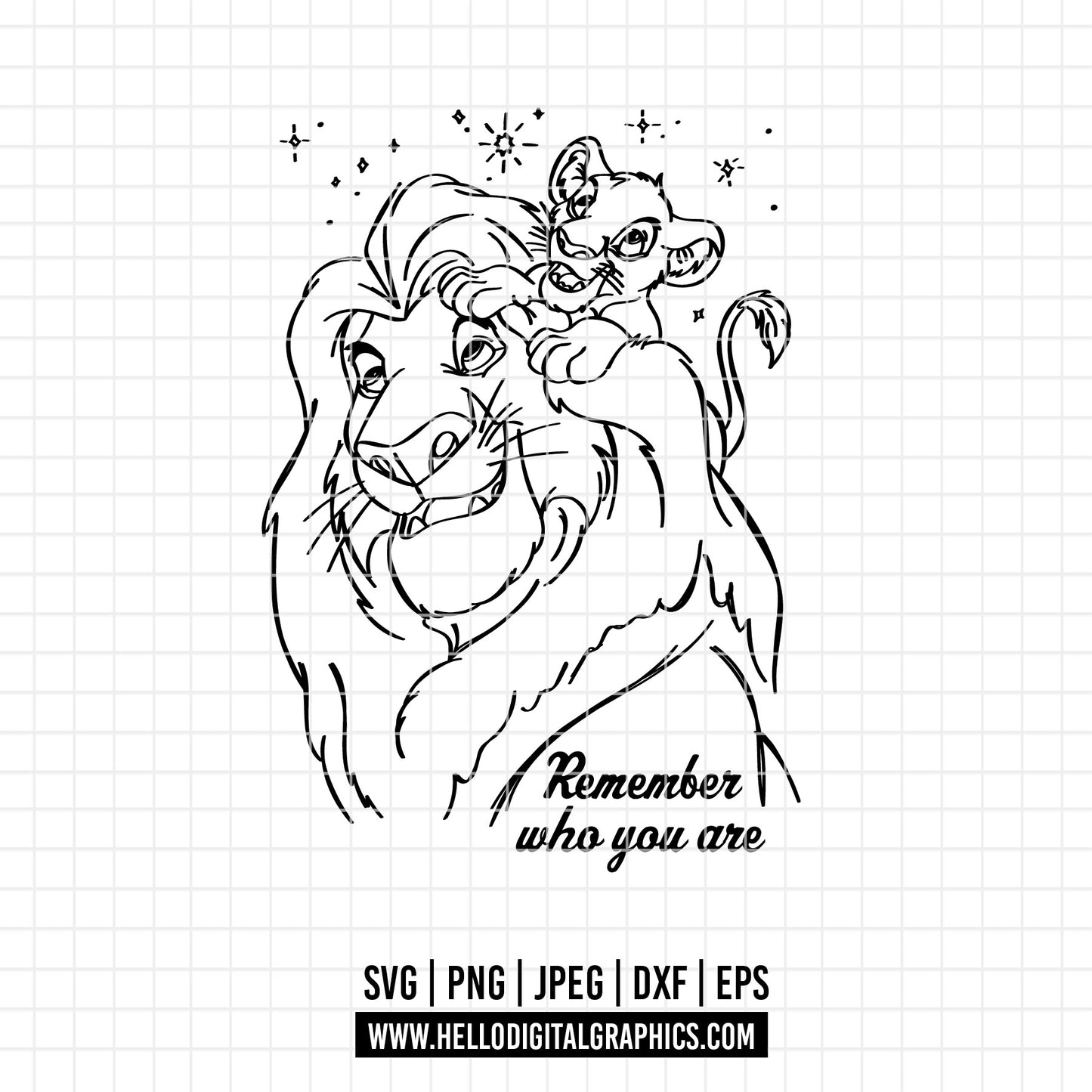 COD2882 - Lion King Svg, Remember who you are svg, Hakuna Matata svg, It means no worries svg, Disney svg