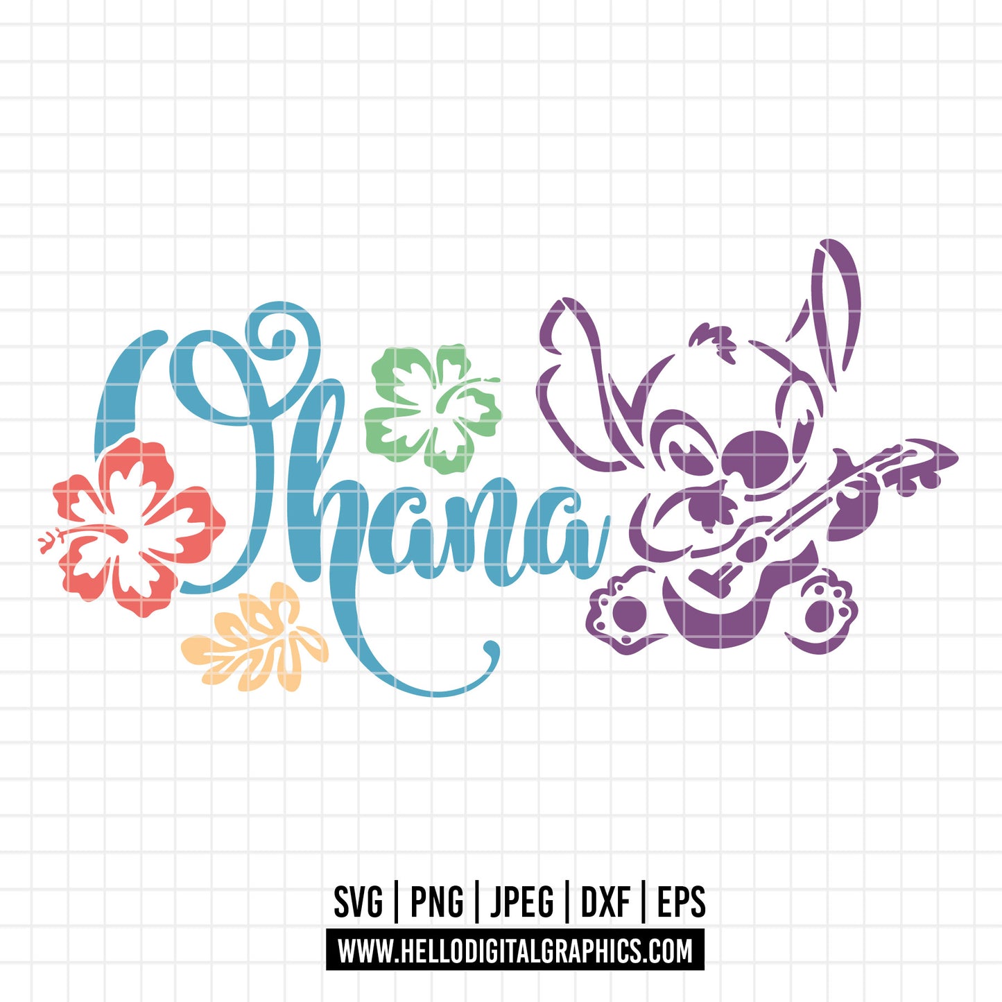 COD2884 - Lilo svg, Ohana svg, Stitch svg, Disney svg, Cricut, Silhouette, Ohana means family svg