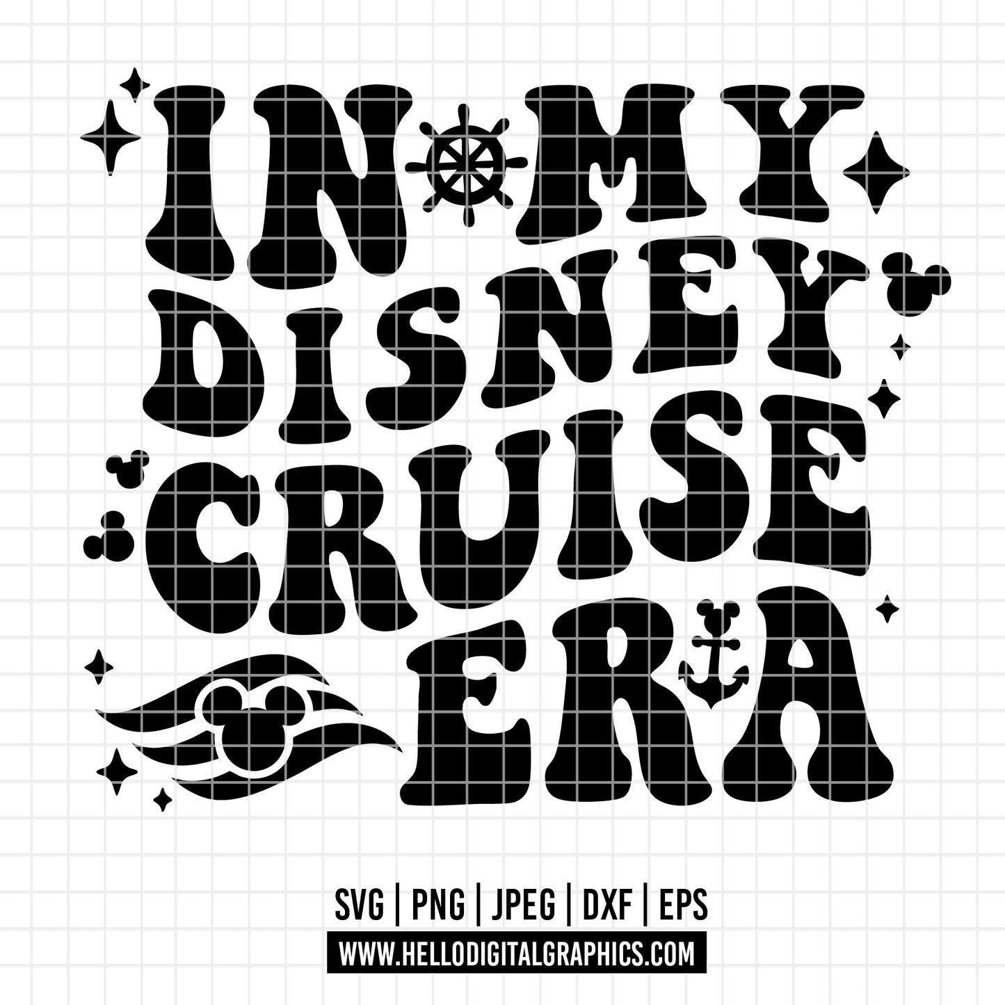 COD2888- In my disney cruise era svg, Cruise SVG, Mickey Cruise PNG Clipart,  Cruise ship svg, Mouse Cruise Ship