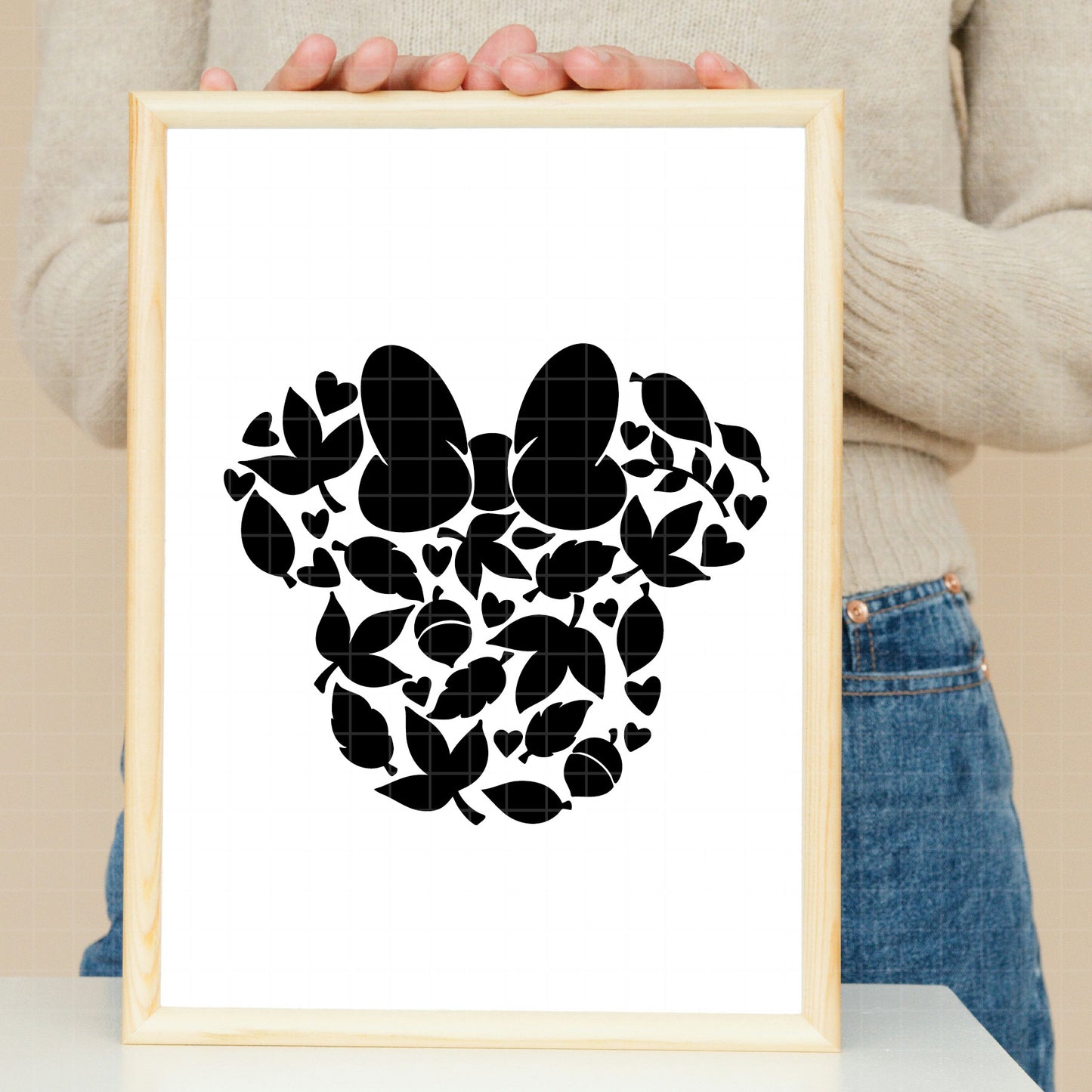 COD2889 - Minnie daisy svg, Minnie bow, Minnie Mouse, Mickey Mouse, cherries, girly, summer strawberry svg