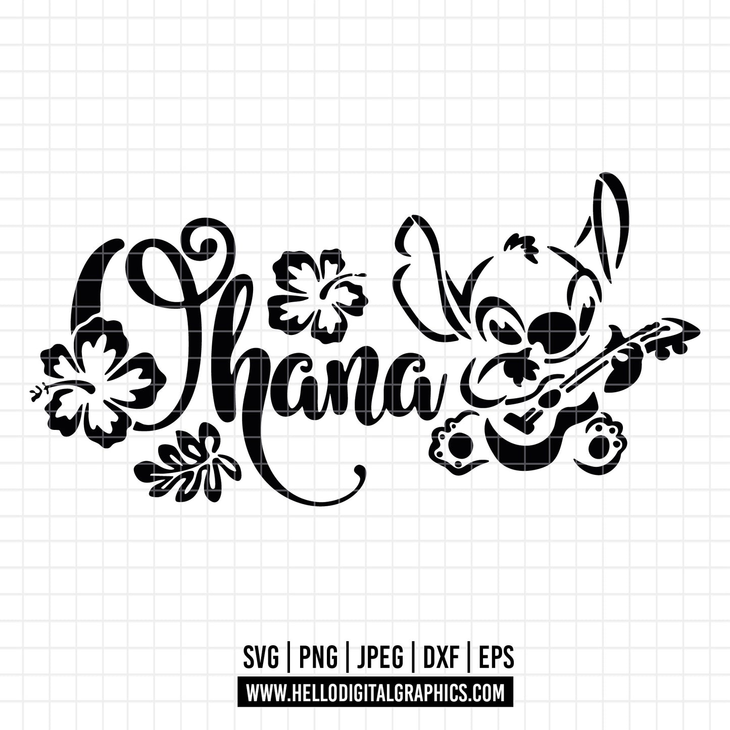 COD2903 - Lilo svg, Ohana svg, Stitch svg, Disney svg, Cricut, Silhouette, Ohana means family svg