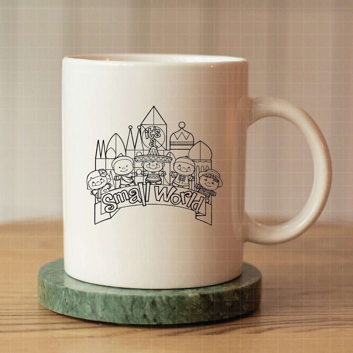 COD2906 - it's a small world disney SVG, EPS, PNG - Disney -Inspired 'It's a small world' numbers and quotes svg set. Craft Your magic