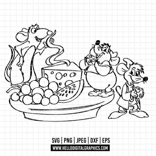 COD2912 - Ratatouille Svg, Ratatouille Png, Mouse Png, Ratatouille, Ratatouille Sublimation, Instant Download