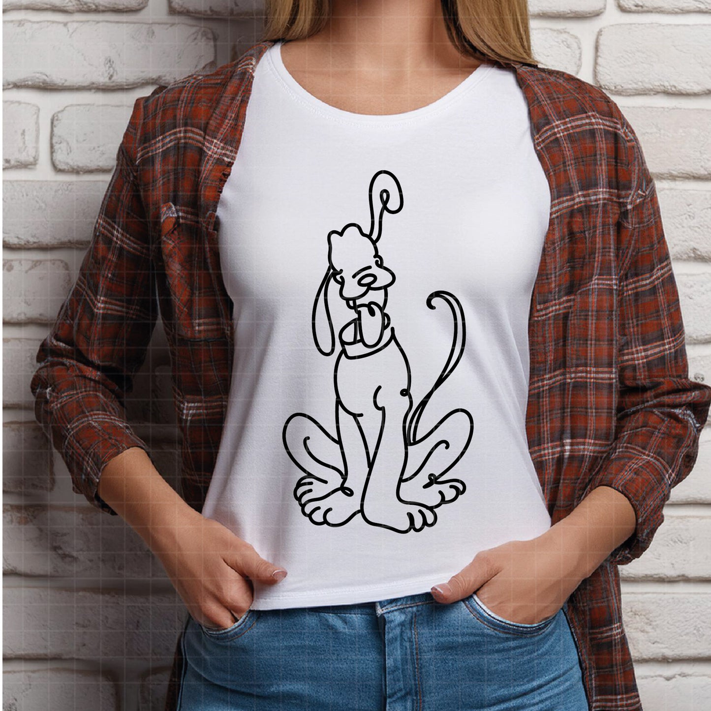 COD2915 - Pluto svg, dog svg, Pluto Silhouette, Cricut, disney svg