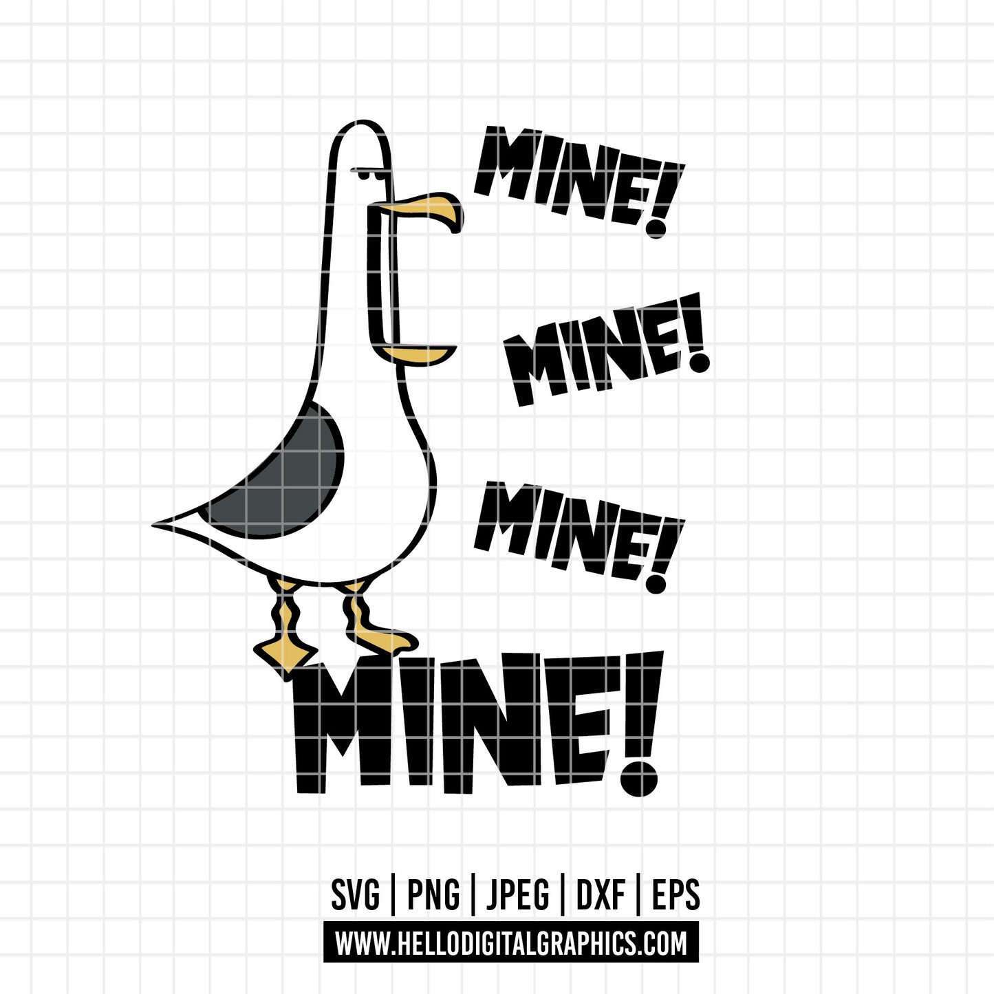 COD2916 - Finding nemo svg, Nemo shirt, disney finding Nemo svg, custom finding nemo seagulls, Disneyworld shirts