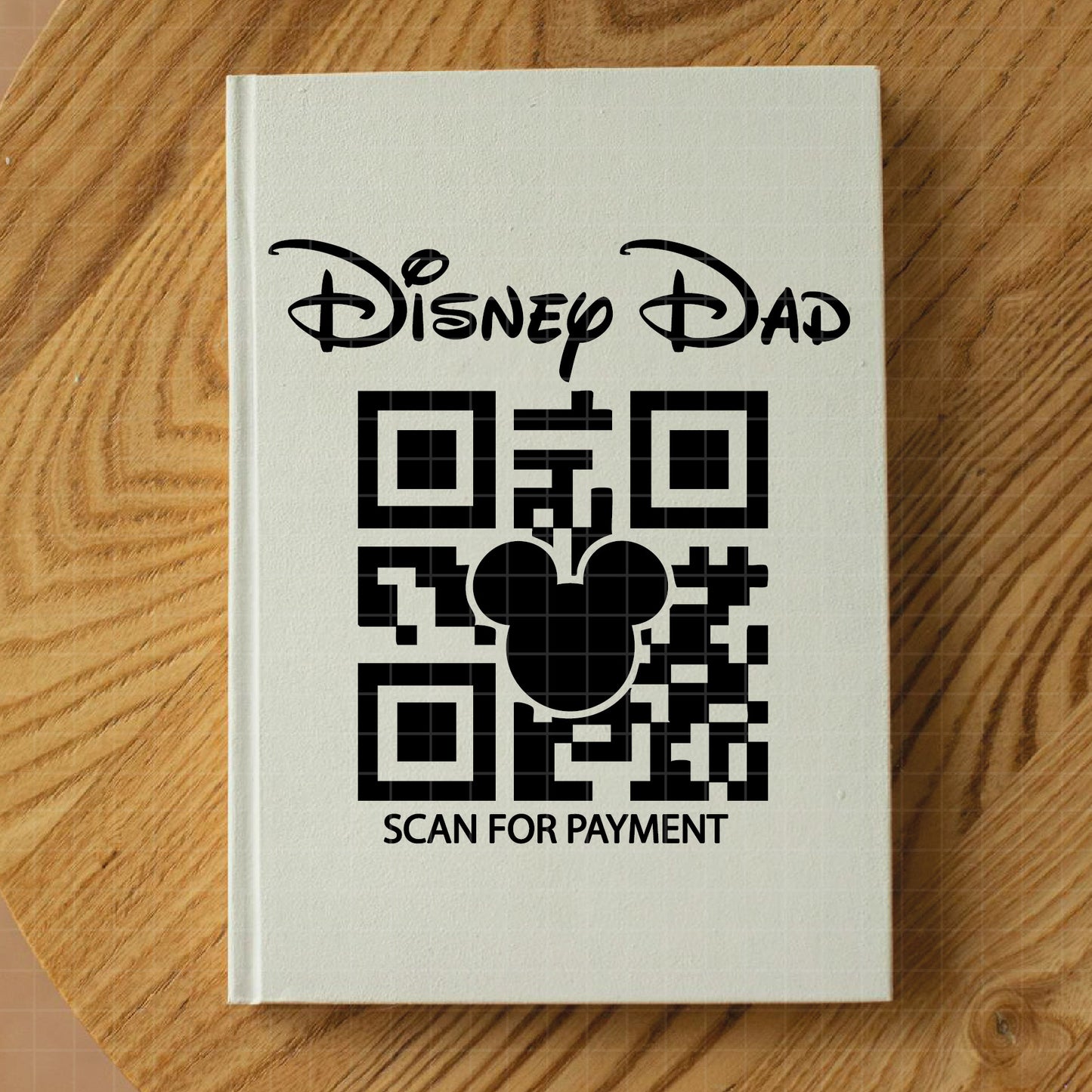 COD2918- Barcode Disney dad svg, Father svg, dad svg, disney svg, Silhouette, Cricut
