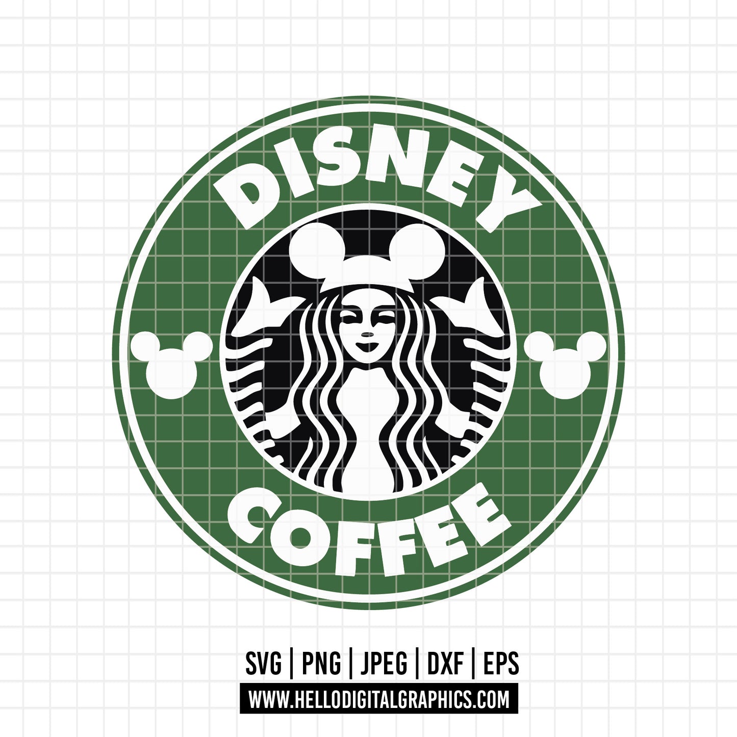 COD2919 - Starbucks Coffee svg, Starbucks Disney coffee svg, coffee svg