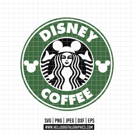 COD2919 - Starbucks Coffee svg, Starbucks Disney coffee svg, coffee svg