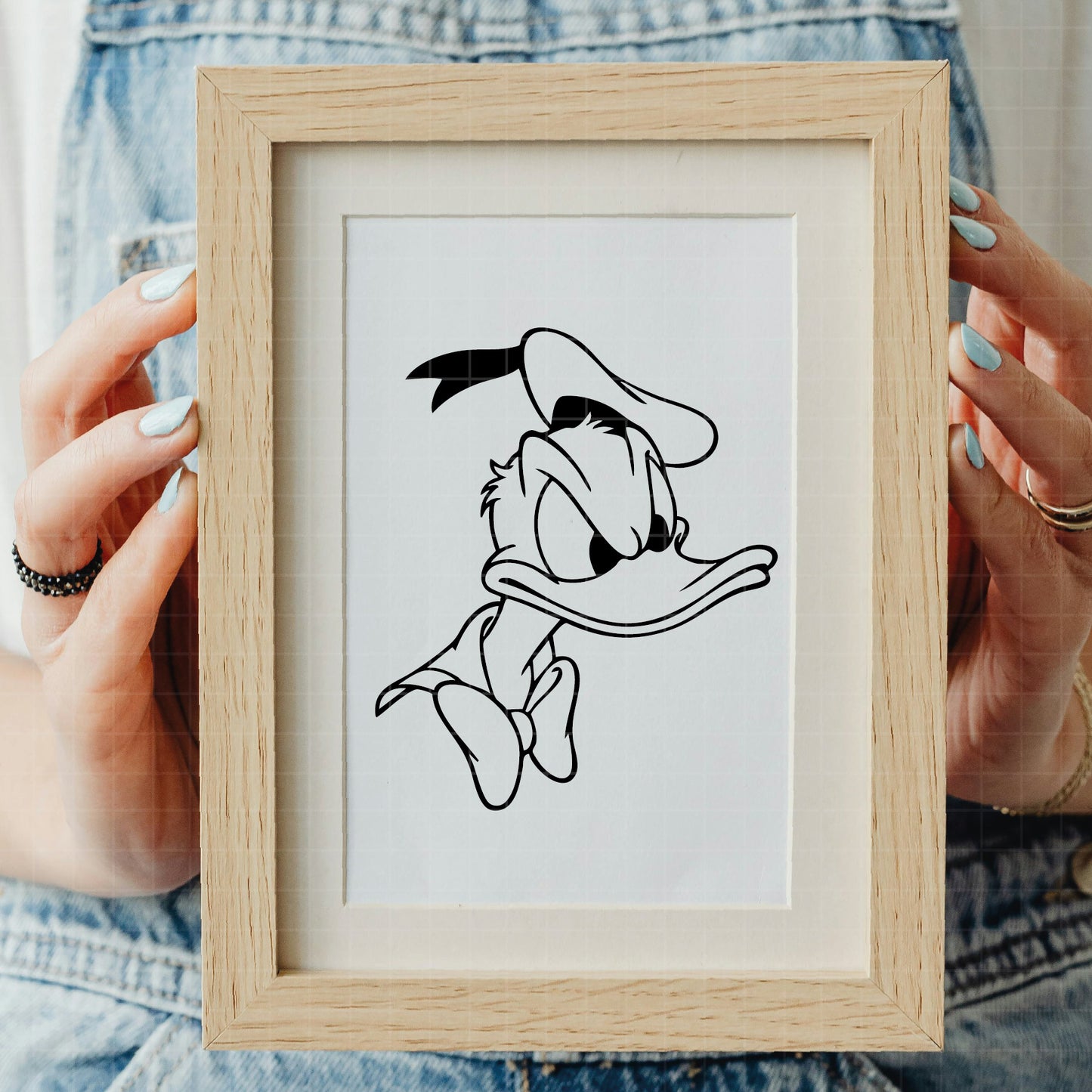 COD2923 - Donald Svg, Retro Donald Svg, Family Vacation Svg, Family Trip 2025 Svg, Magical Kingdom Svg, Png File For Sublimation