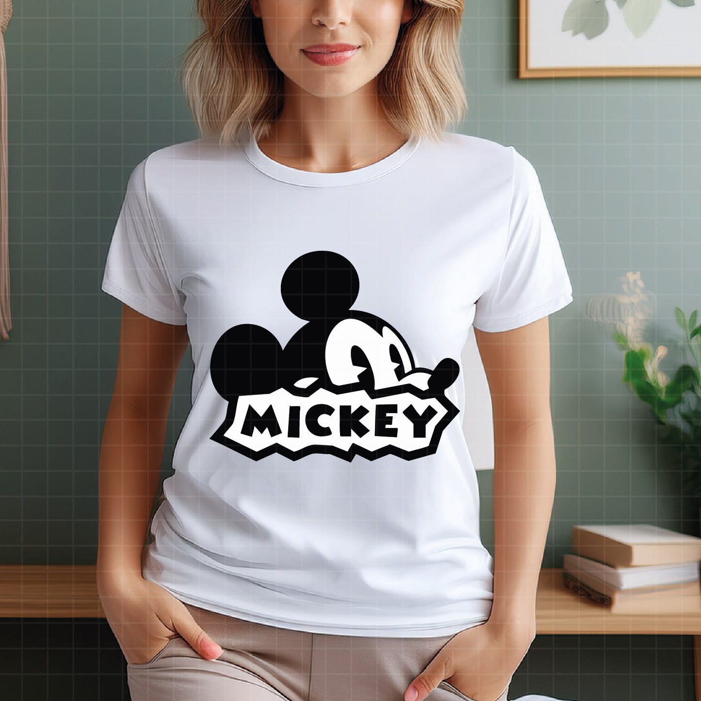 COD2926 - Mickey sketch svg, Mickey outline Svg, Disney svg, Magical svg, Mickey face svg