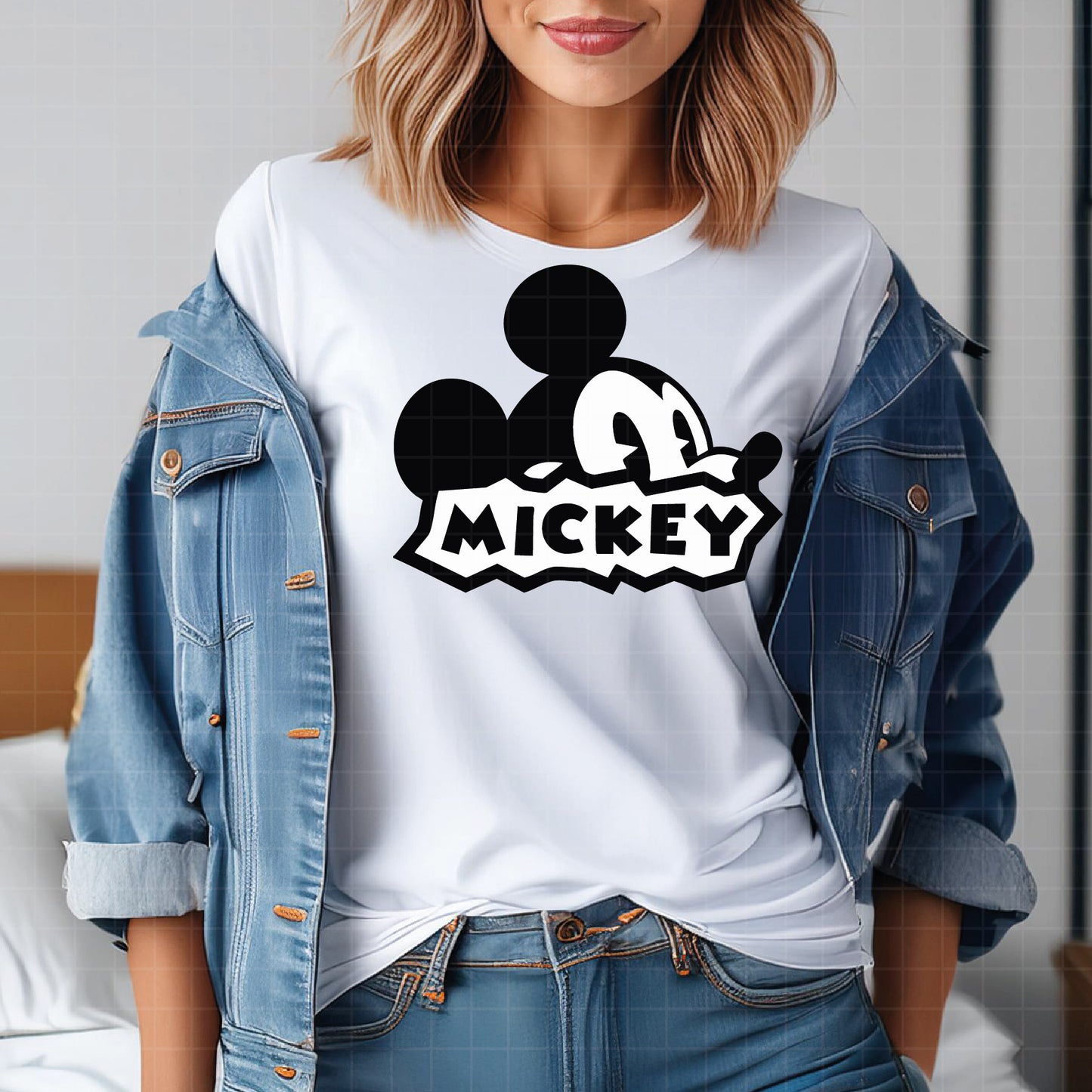 COD2926 - Mickey sketch svg, Mickey outline Svg, Disney svg, Magical svg, Mickey face svg