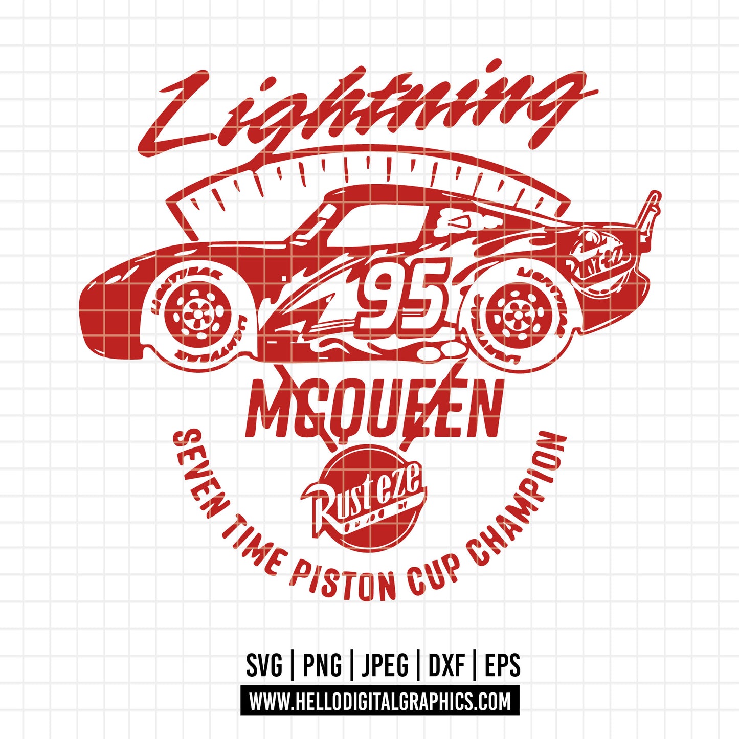 COD2928 - Cars Png, Ka Chow Svg, Lightning McQueen Png, Think Fast Cars Png, Png Cars Sublimation Design, Only Png