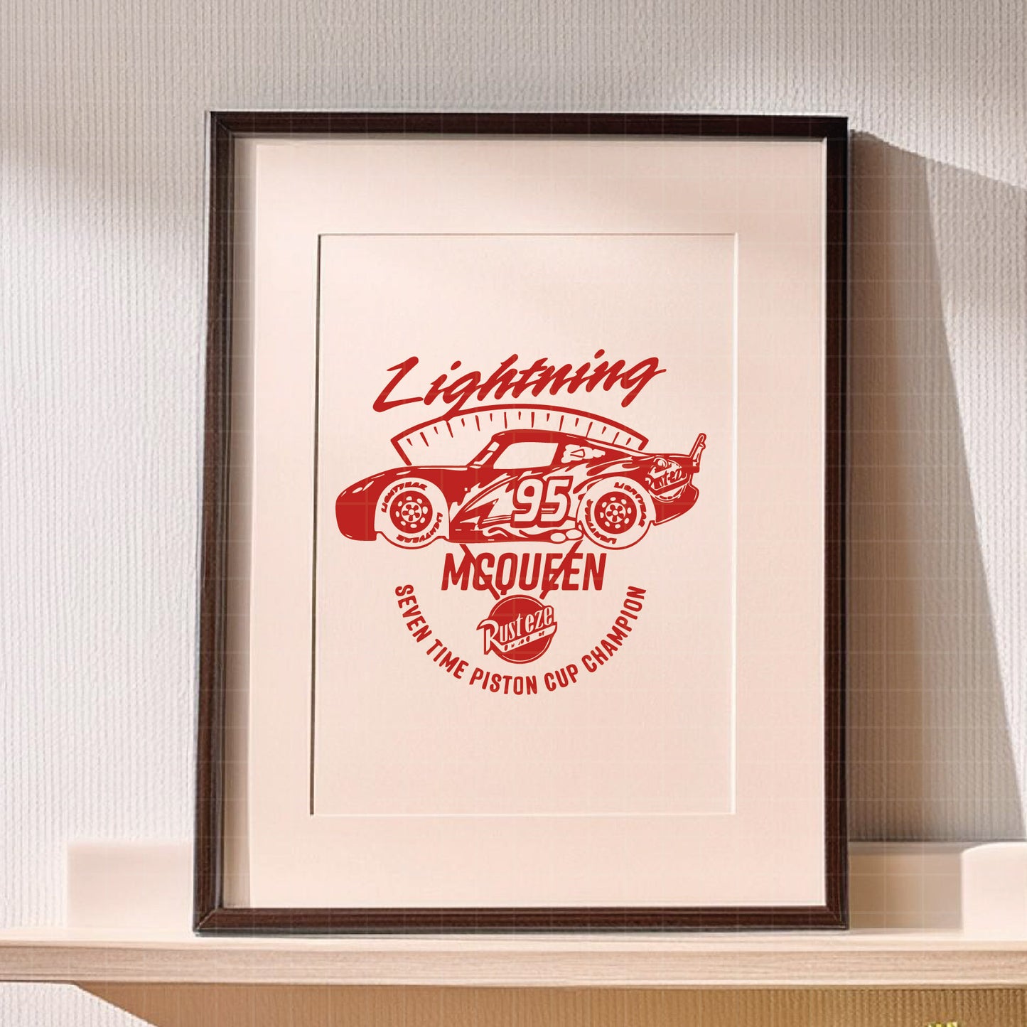 COD2928 - Cars Png, Ka Chow Svg, Lightning McQueen Png, Think Fast Cars Png, Png Cars Sublimation Design, Only Png