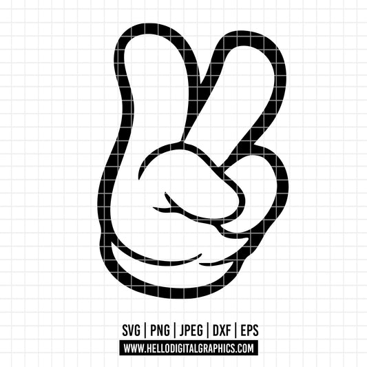 COD2930- Mickey Mouse Hand Svg, Mickey punk svg, Mickey svg, Disney svg