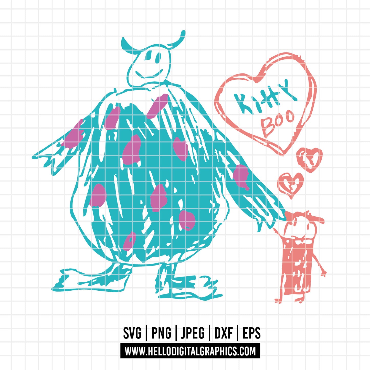 COD2934 - Monster inc. DTF, The door SVG, PNG - The door of Boo, monster inc. Disneey clipart vector. Disney monster inc.