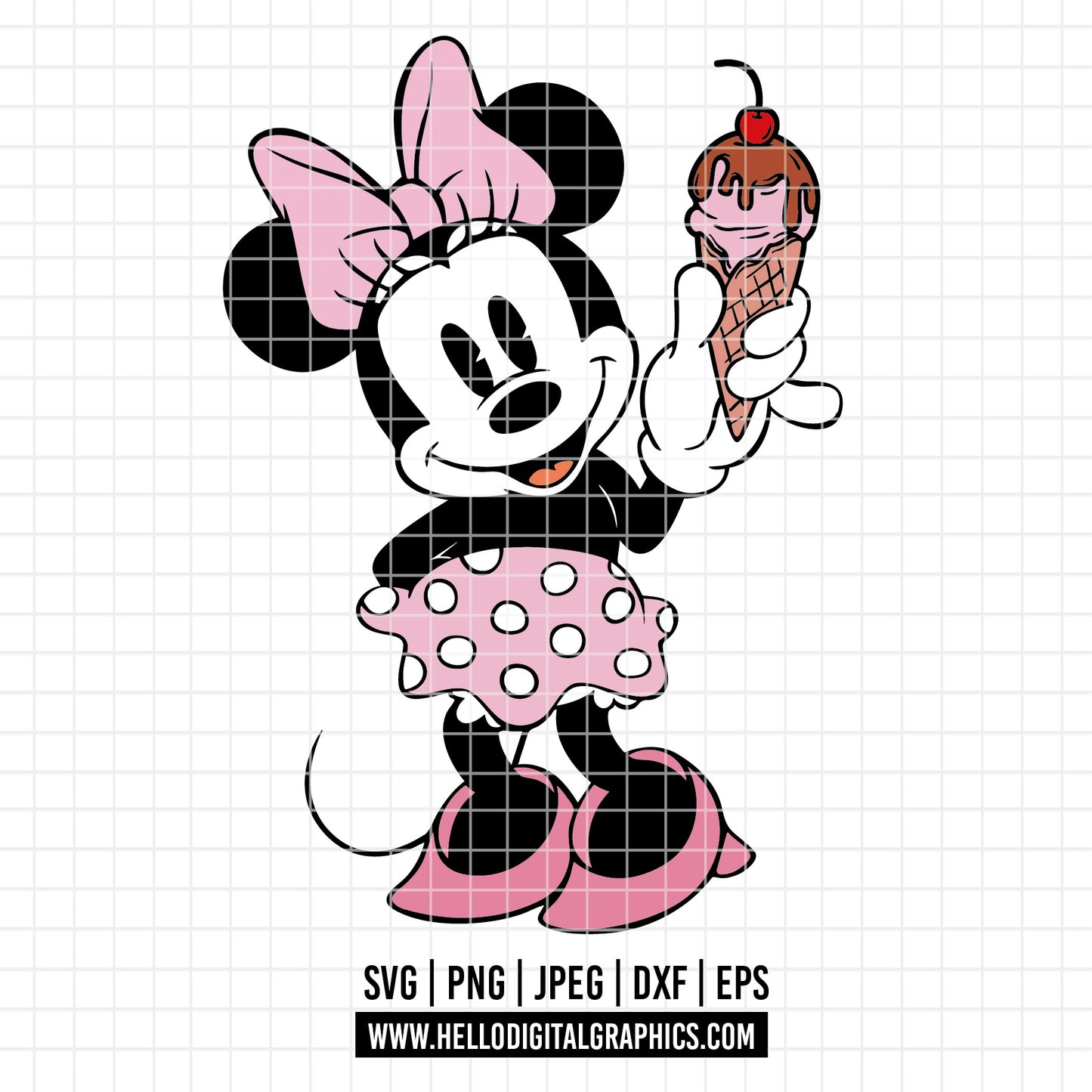 COD2942 - Minnie svg, Disney svg, disneyland t shirt svg, Disney svg