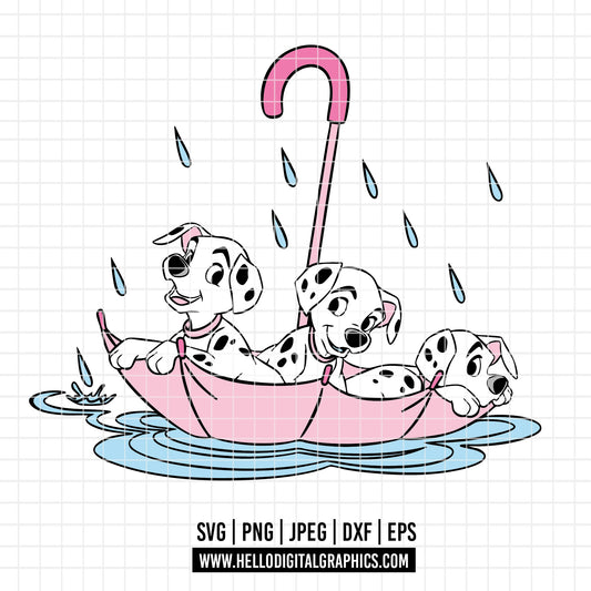COD2944 - Dalmatian svg, dog svg, dalmatian cut file, puppy outline svg, disney svg