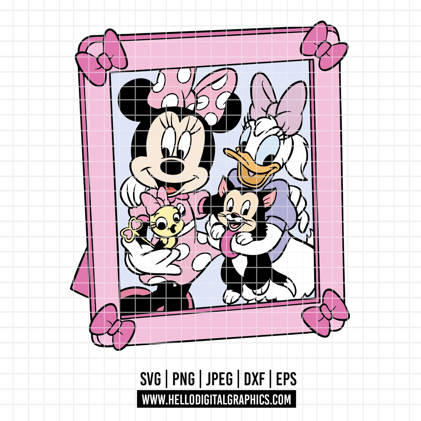 COD2948 - Besties svg, Minnie and daisy svg, Disney svg, disneyland t shirt svg, Disney svg, Minnie mermaid svg