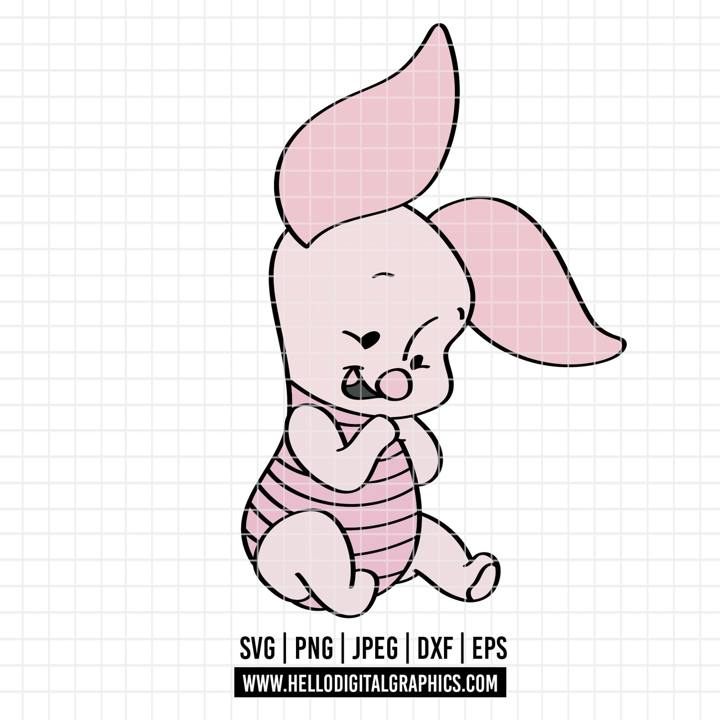COD2951 - Piglet and pooh svg, Winnie the pooh svg, disney svg