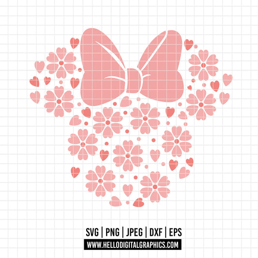 COD2952- Heart minnie mouse svg, Heartbeat Svg, disney svg, heart svg, castle svg, cutting files for cricut silhouette
