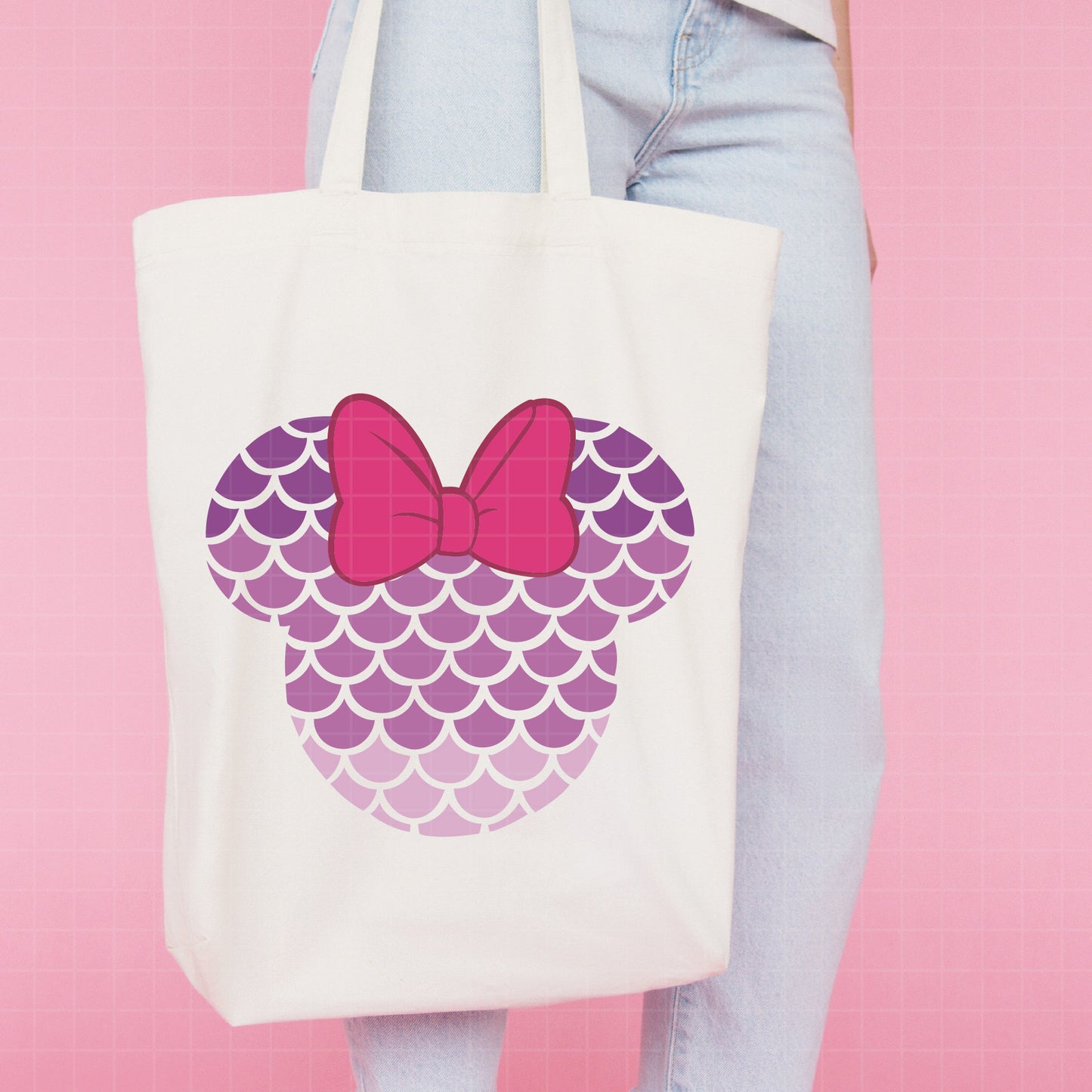 COD2957 - Minnie svg, Minnie Mouse head mermaid svg, svg cutting file, disney svg